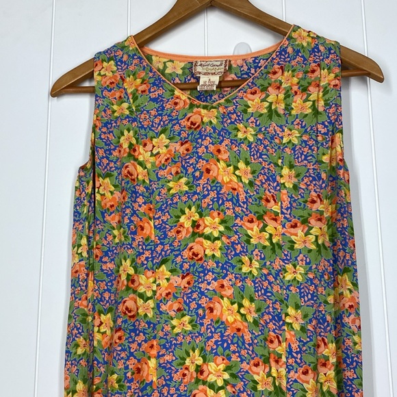 Vintage April Cornell Size Small Sleeveless Dress - Picture 3 of 8